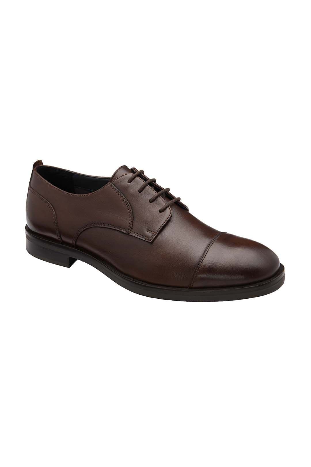 Frank Wright Frank Wright Men's Leather 'Keetley' Derby Shoes in Brown