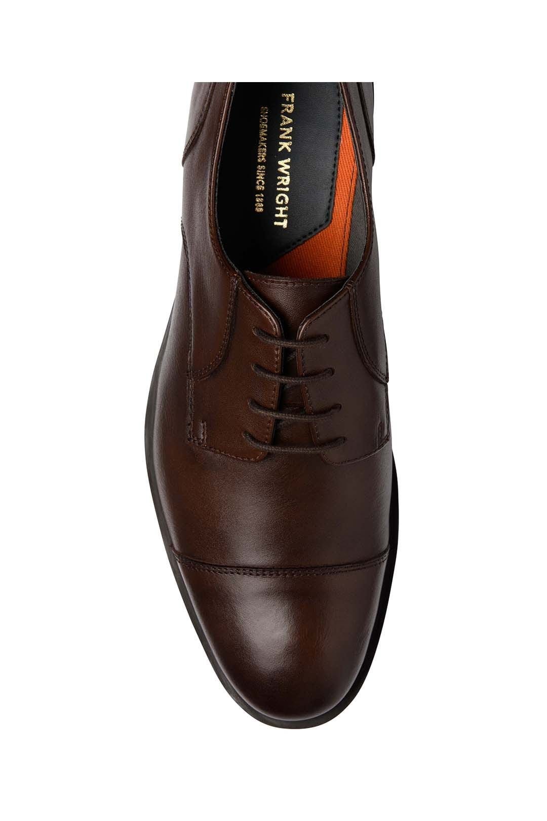 Frank Wright Frank Wright Men's Leather 'Keetley' Derby Shoes in Brown - 4