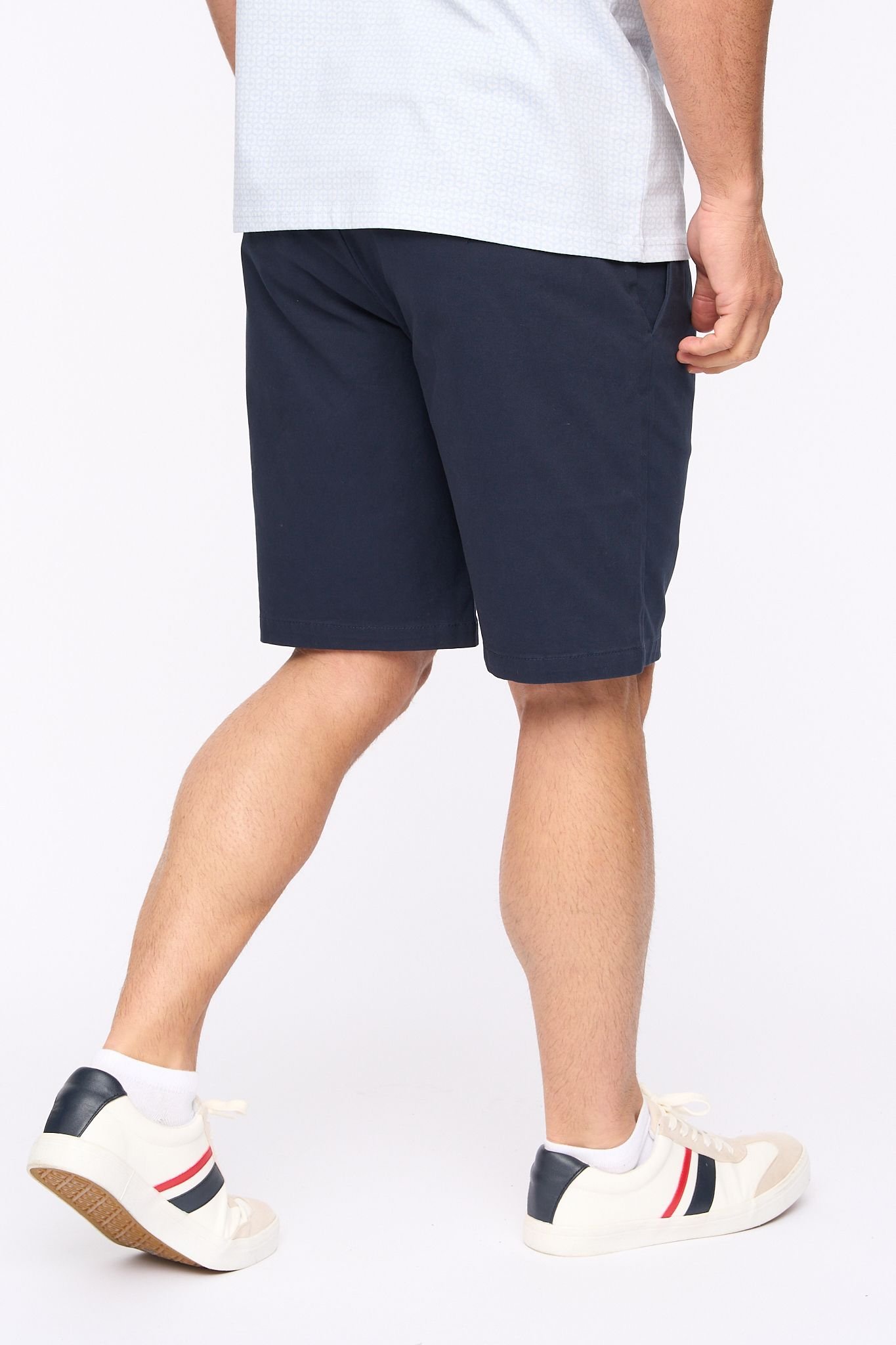Bewley&Ritch Bewley&Ritch Men's Clarksten Cotton Stretch Regular Fit Chino Shorts in Navy - 3