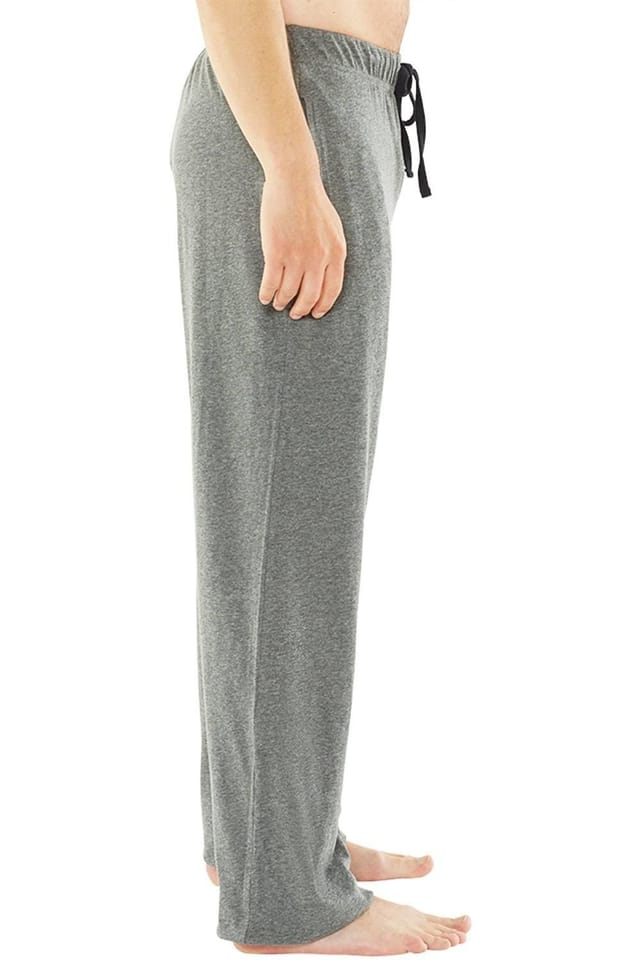 Just Essentials Just Essentials Men's Mens Jersey Pyjama Trousers in Charcoal - 3