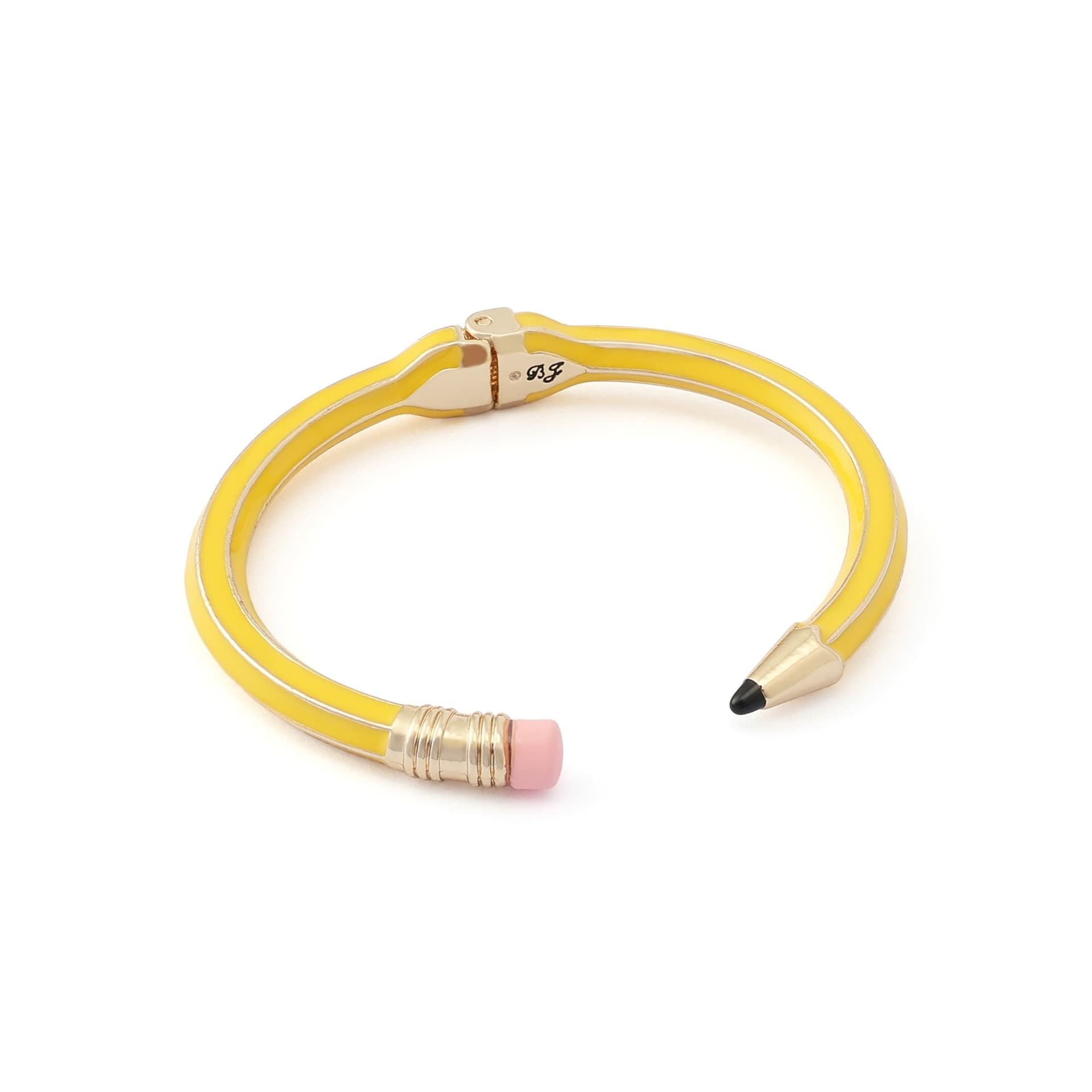 Betsey Johnson Betsey Johnson Women's Johnson Best In Class Classic Pencil Bangle Bracelet in Yellow