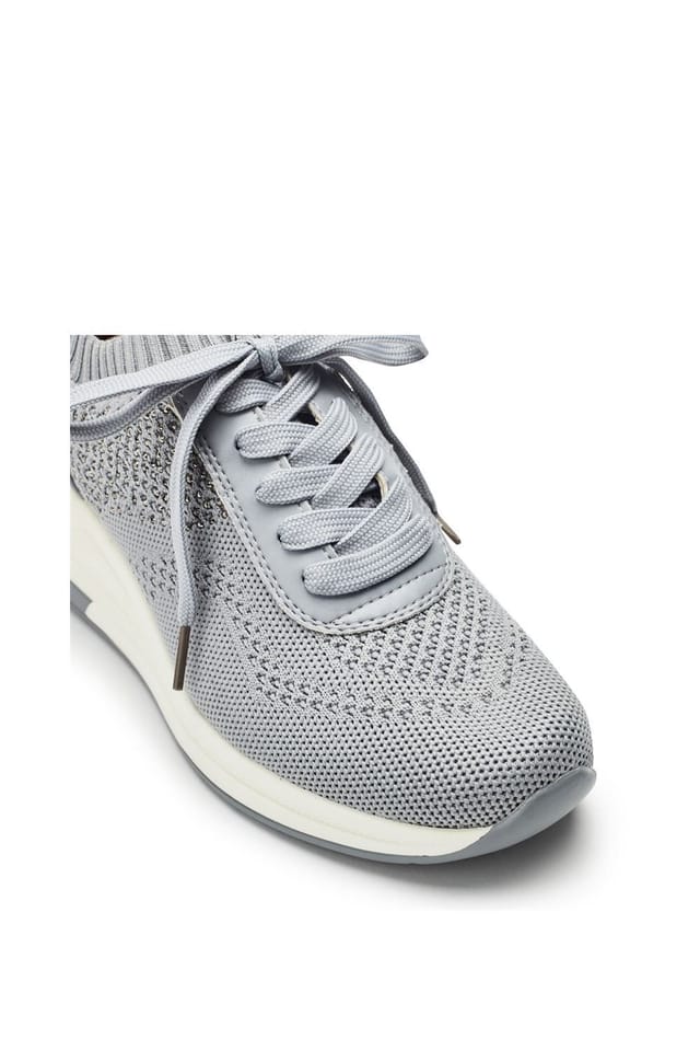 b.soleful b.soleful Women's 'Lariel' Porvair Trainers in Grey - 2