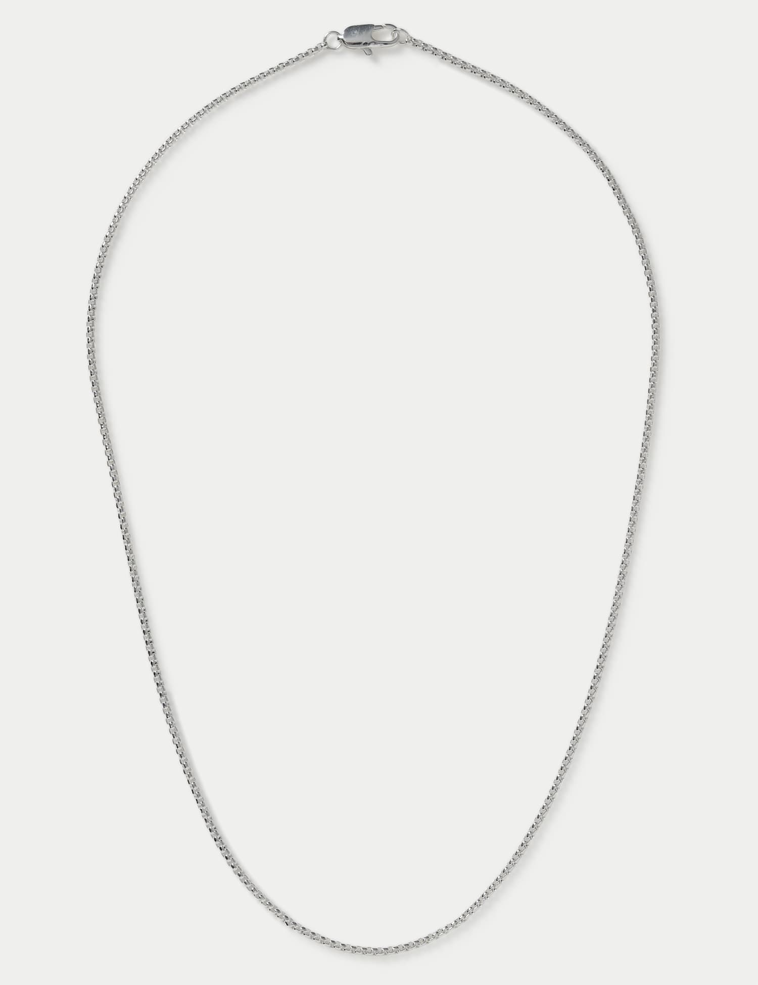 Marks & Spencer M&S Thin Chain Necklace Silver