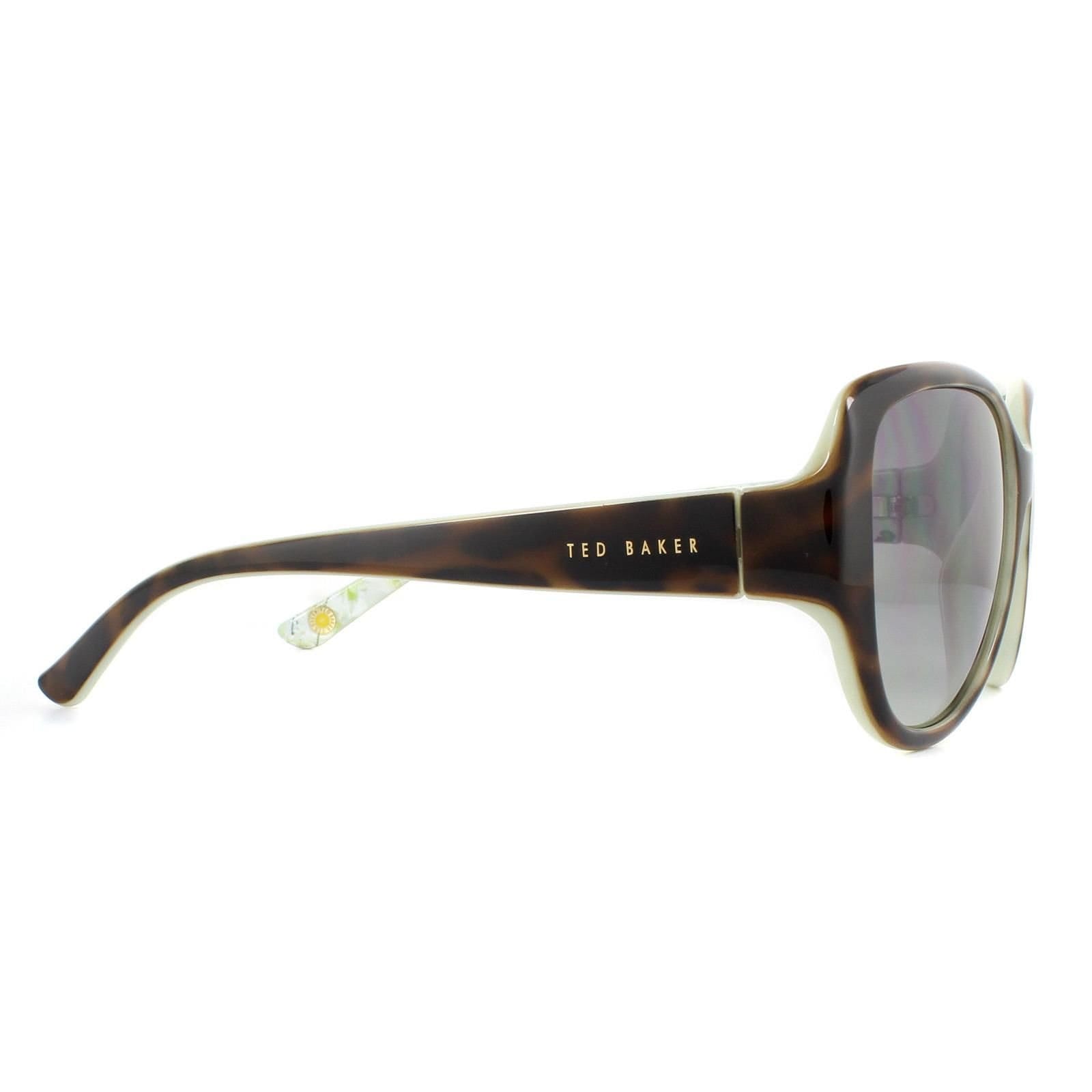 Ted Baker Ted Baker Women's Oval Tortoise Green Grey Gradient Sunglasses in Brown - 4