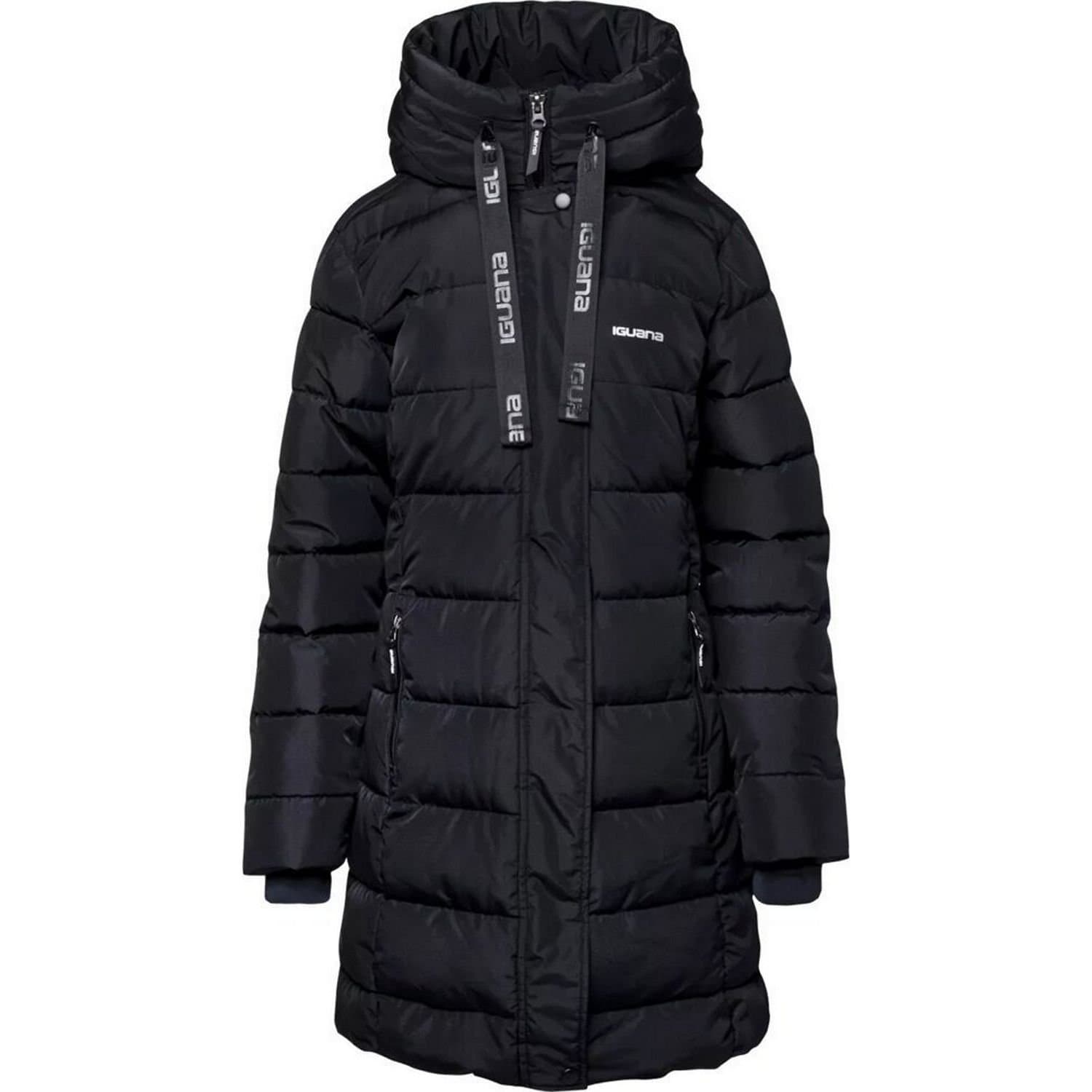 Iguana Iguana Women's Manka Quilted Winter Jacket in Black