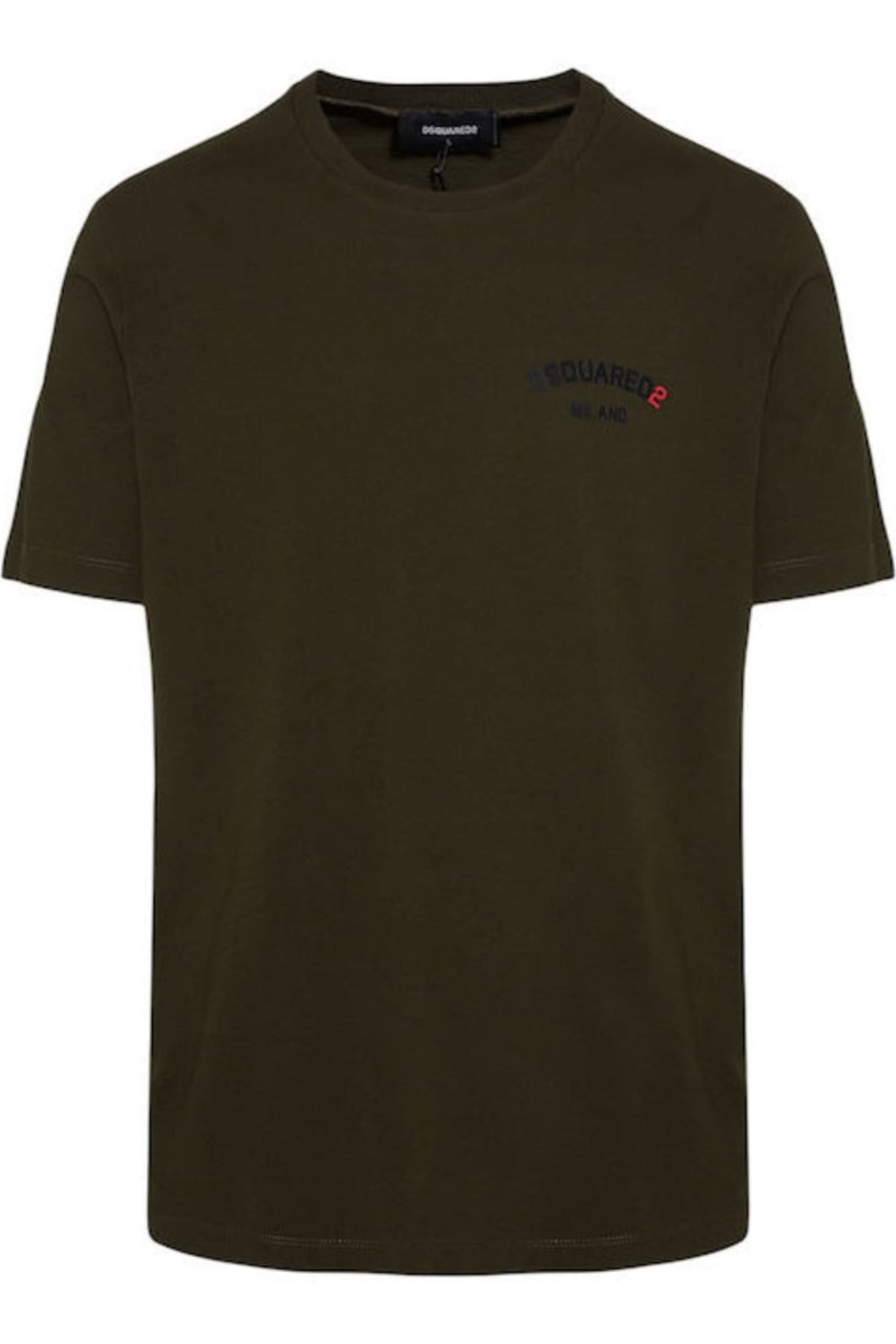 Dsquared2 Dsquared2 Men's Short Sleeve Round Regular Fit T-shirt in Dark Grey