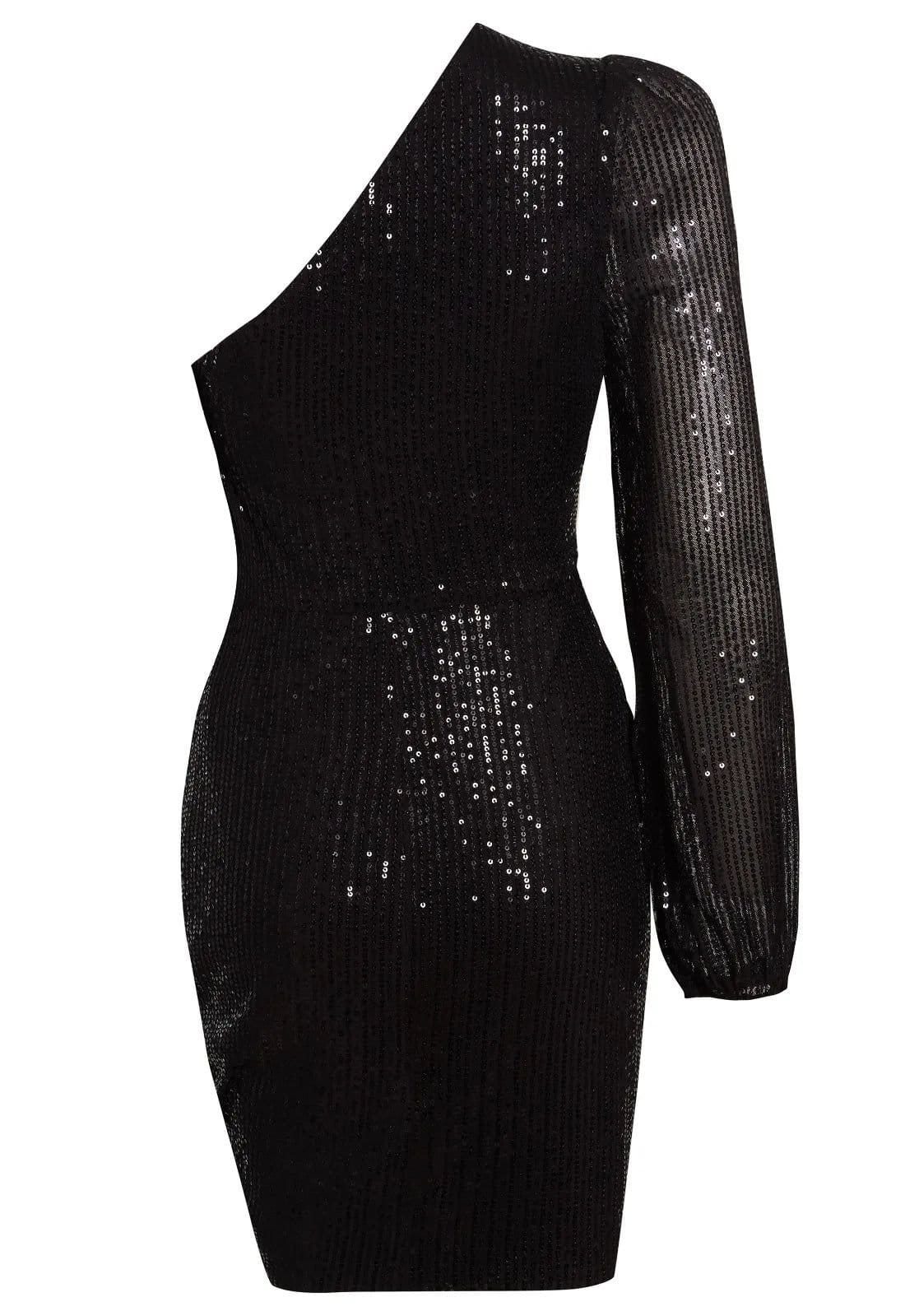 Little Black Dress Little Black Dress Women's Scarlett Sequin Dress in Black - 4