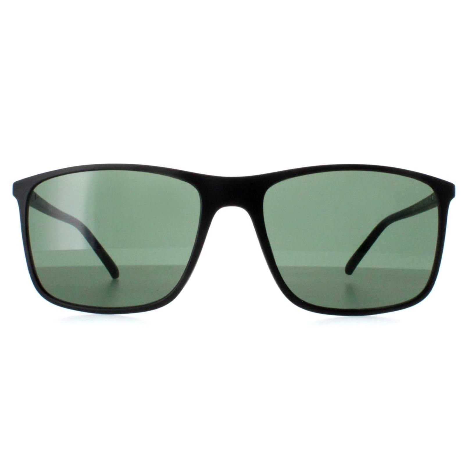 Calvin Klein CALVIN KLEIN Men's Rectangle Matte Black Green CK22558S