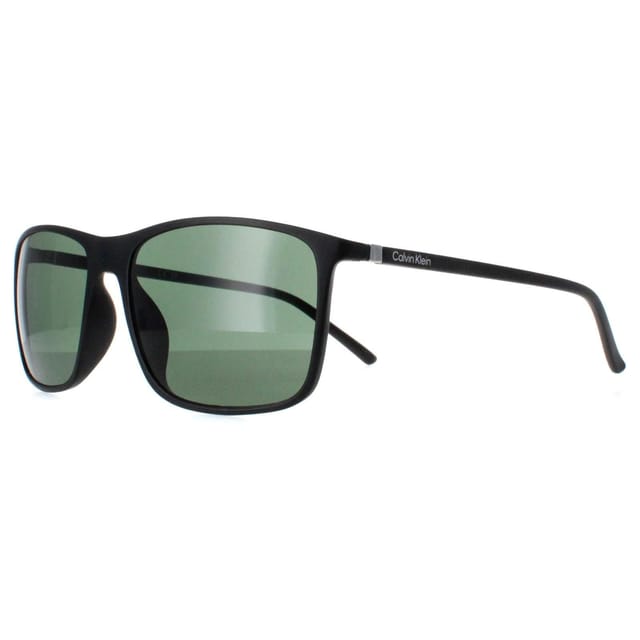 Calvin Klein CALVIN KLEIN Men's Rectangle Matte Black Green CK22558S - 2
