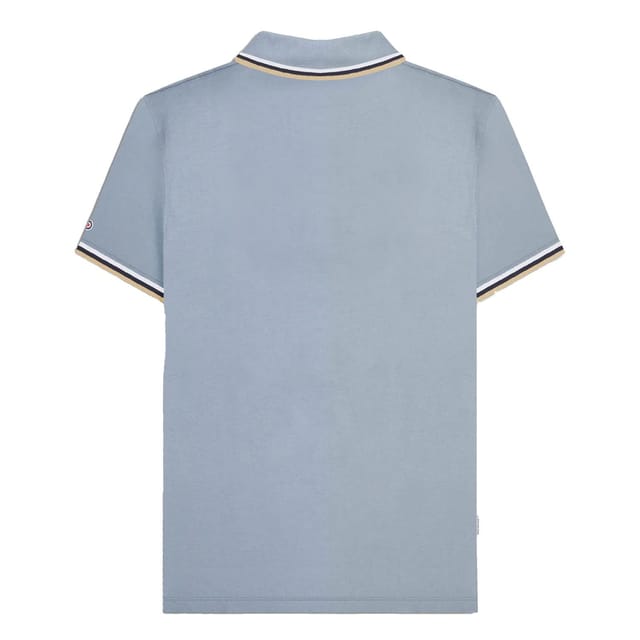 Lambretta Lambretta Men's SS25 Triple Tipped Big & Tall Polo Shirt in Dark Blue - 2