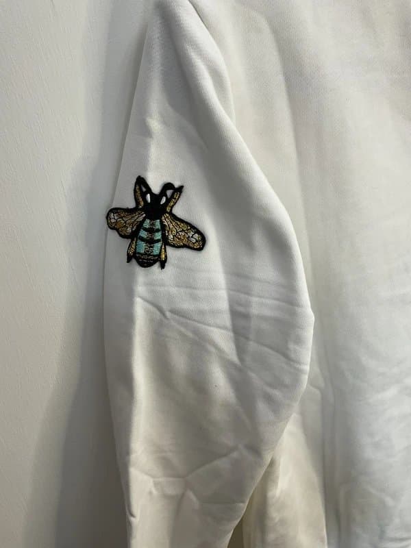 DC Milan DC Milan Italy Cream Sweatshirt/Jumper. Embroidered. Size Small Bnwt Rrp £125