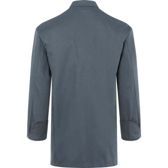 Karlowsky Karlowsky Men's Lars Long-Sleeved Chef Jacket in Dark Grey - 2