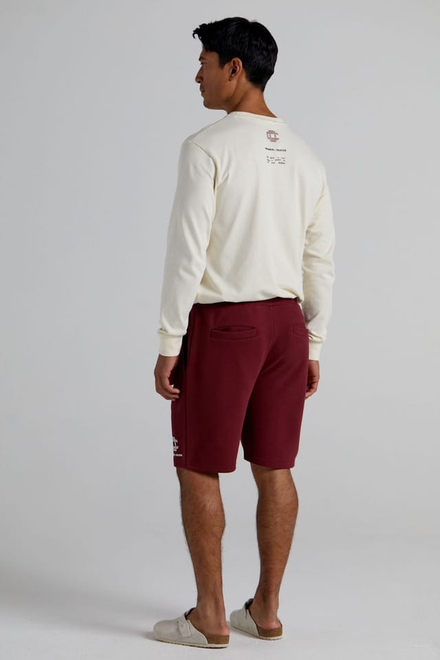 Original Creator Original Creator Men's Varsity Shorts - Brick Red - 2