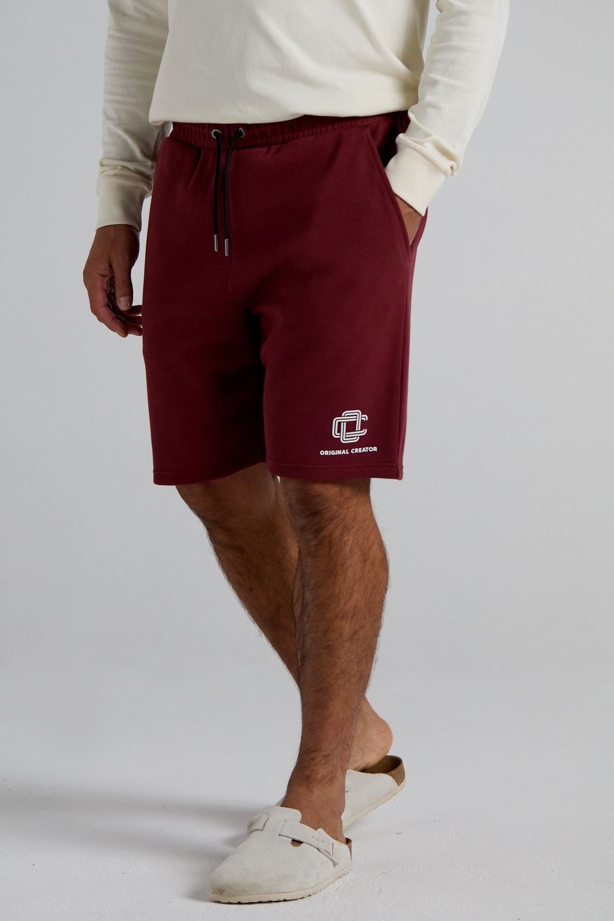 Original Creator Original Creator Men's Varsity Shorts - Brick Red - 4