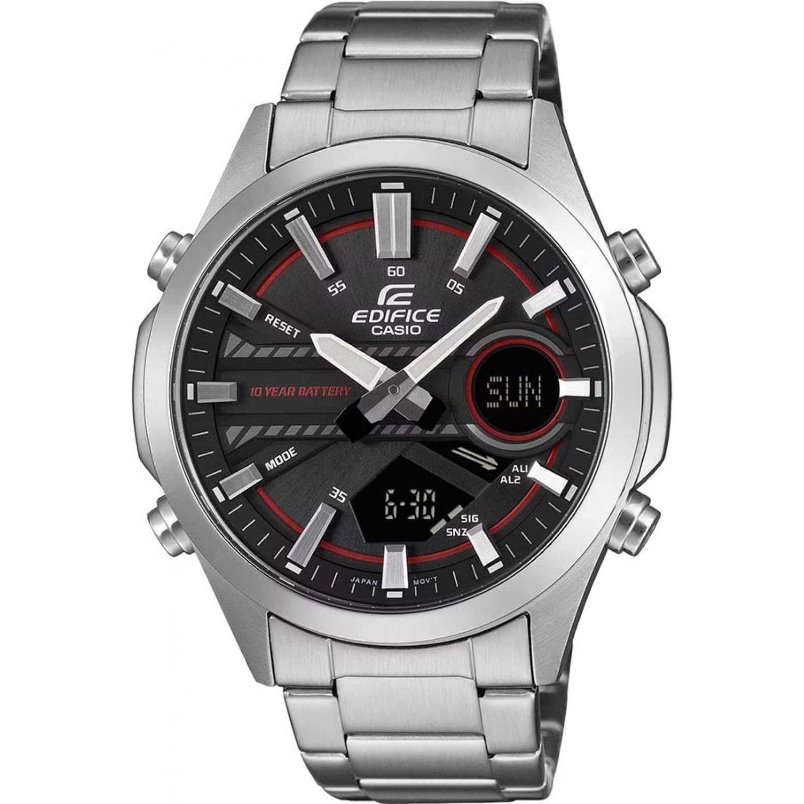 Casio Casio Men's EFV-C120D-1A4EF Edifice 50mm Quartz Watch in Silver