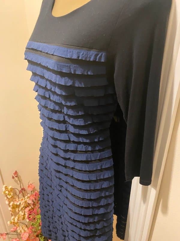 Phase Eight Phase Eight ruffle effect stretch dress Size 8 Wedding Cruise