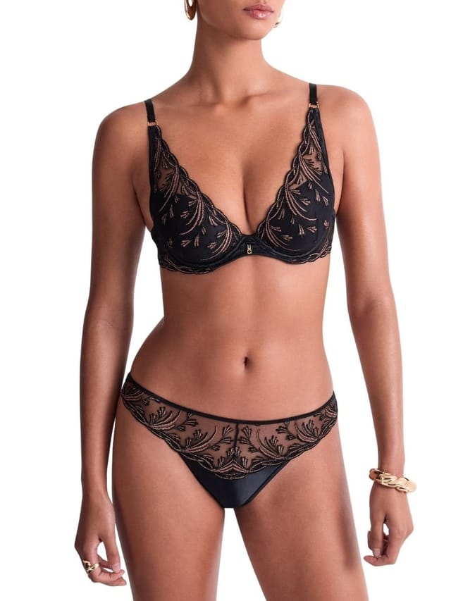 Aubade Aubade Women's Cosmic Romance Italian Brief in Black - 3