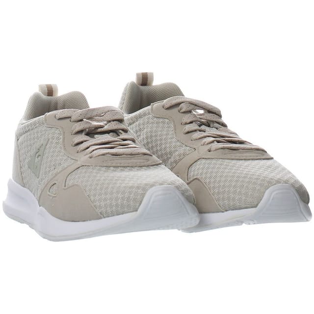 Le Coq Sportif Le Coq Sportif Women's R600 Feminine Mesh Lace-Up Beige Synthetic Trainers - 2