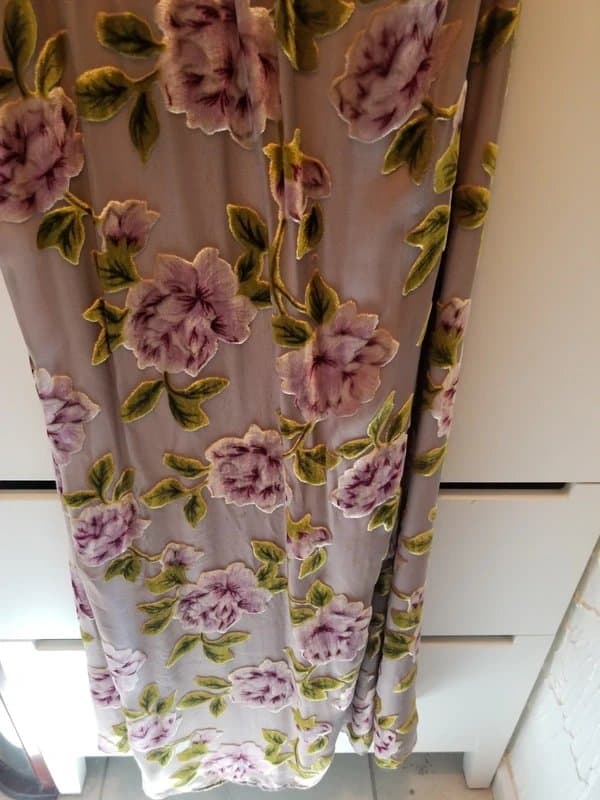 Sandra Behar Velvet Brocade Formal Dress
