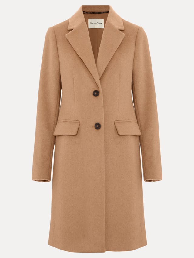 Phase Eight Phase Eight Women's Lydia Wool Coat in Light Tan - 2