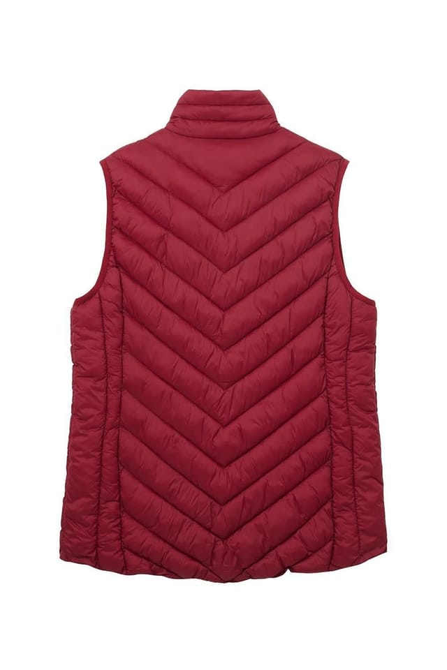 Lighthouse Clothing Lighthouse Clothing Women's Laurel Gilet in Maroon - 2