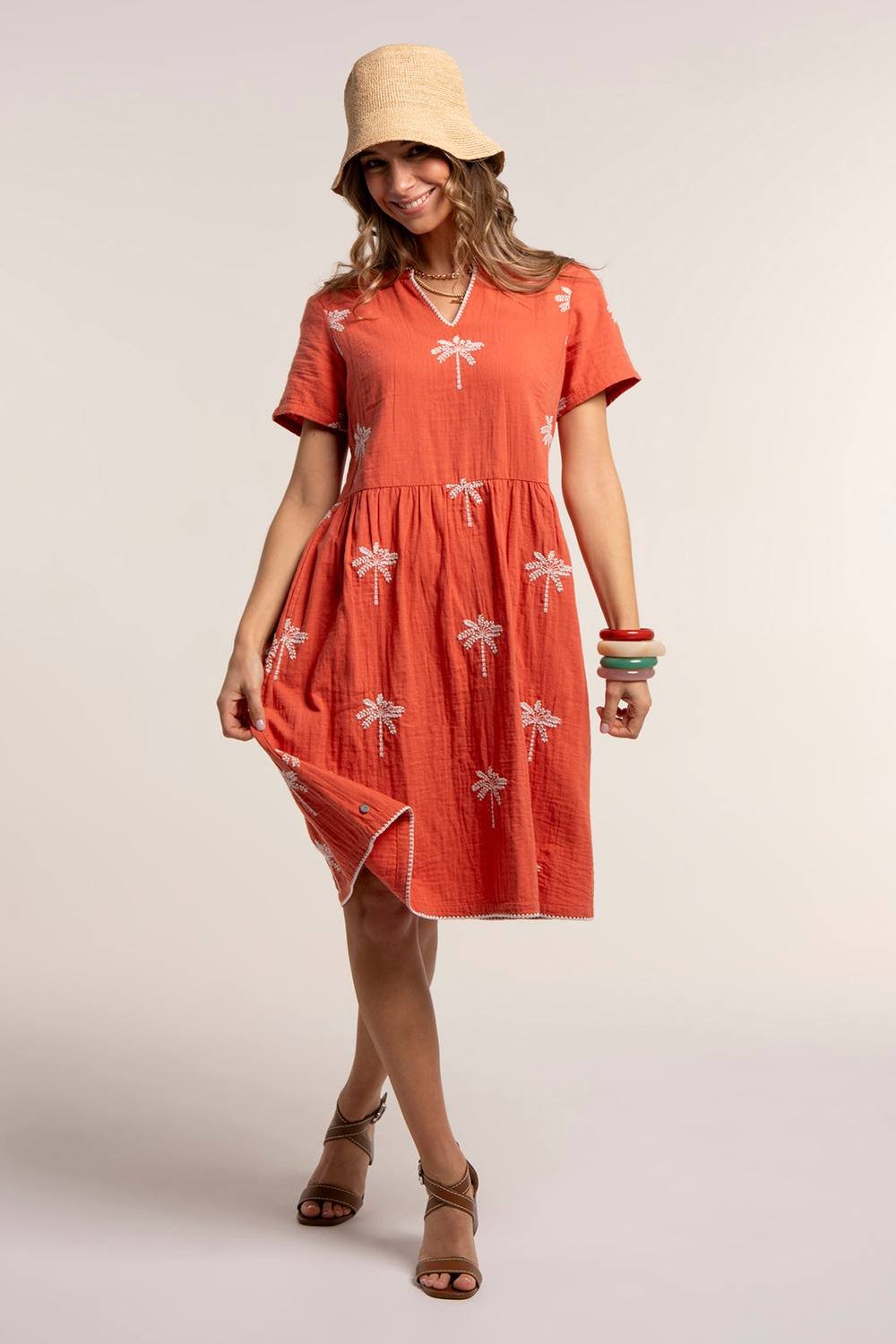 Brakeburn Brakeburn Women's SOL DRESS in Orange - 2