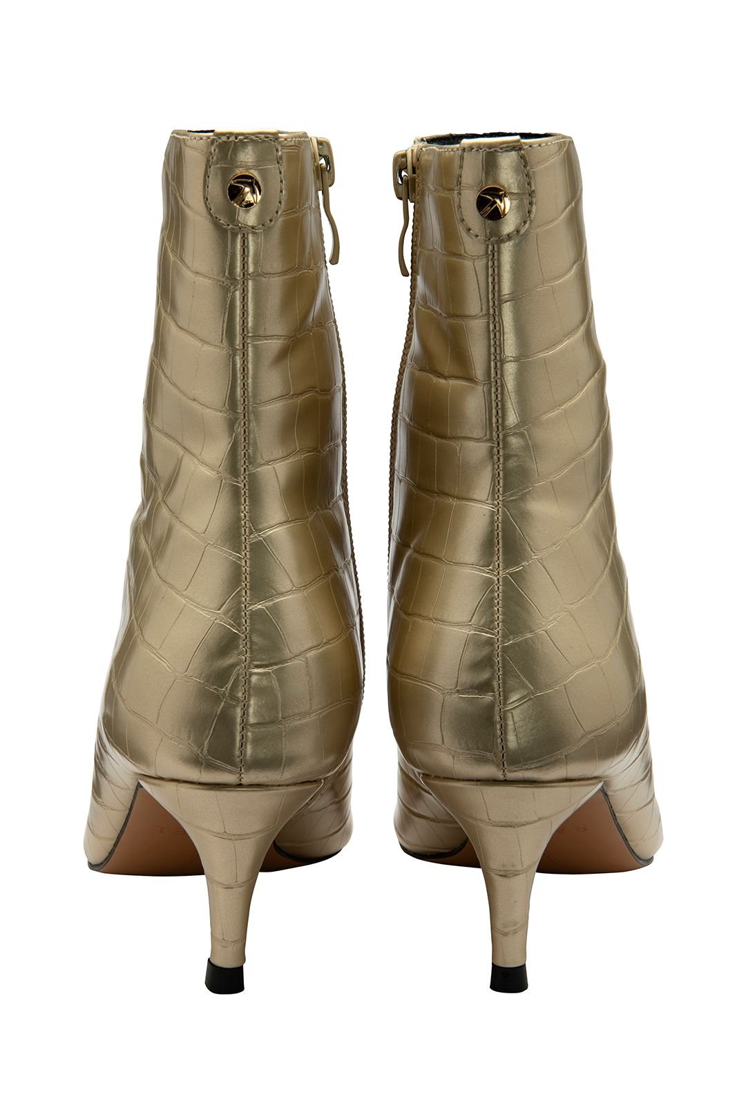 Ravel Ravel Women's 'Currans' Kitten Heel Ankle Boots in Gold - 3