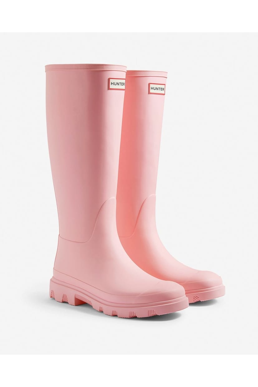 Hunter Hunter Women's Unisex Downpour Tall Boot Pink - 1