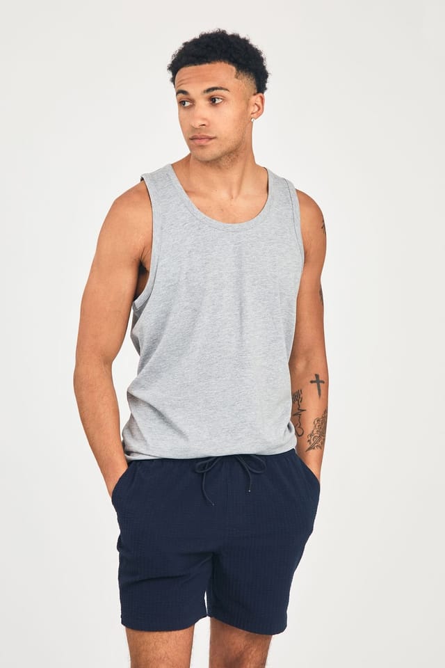Tokyo Laundry Tokyo Laundry Men's 3-Pack Cotton Basic Vests in Light Grey - 2