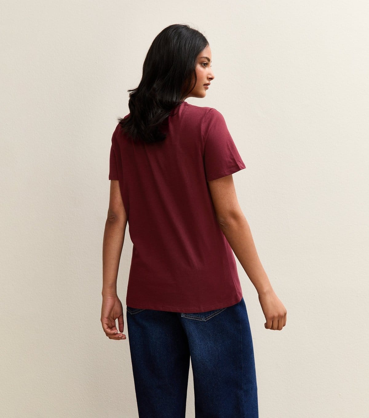 New Look Women's Burgundy NYC Slogan T-Shirt New Look - 4