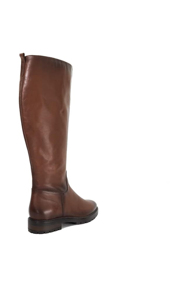 Dune London Dune London Women's Wide Fit 'Wftayah' Leather Knee High Boots in Brown - 3