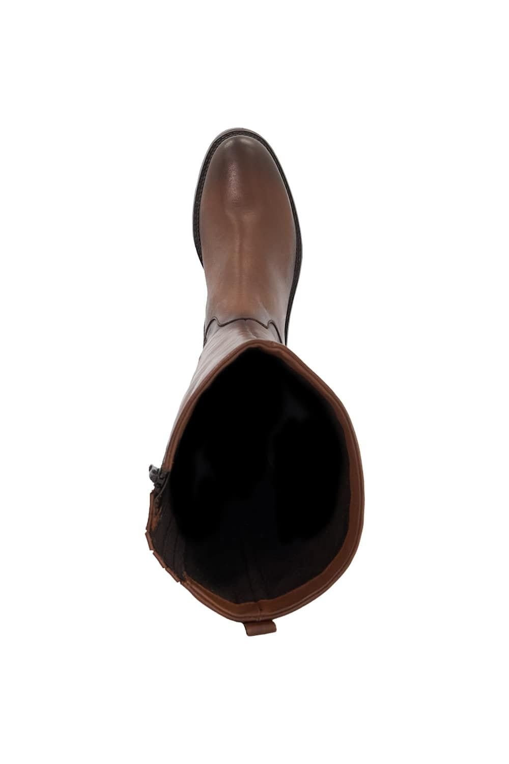 Dune London Dune London Women's Wide Fit 'Wftayah' Leather Knee High Boots in Brown - 4