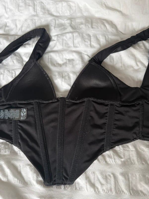 ASOS ASOS Luxe black corset top