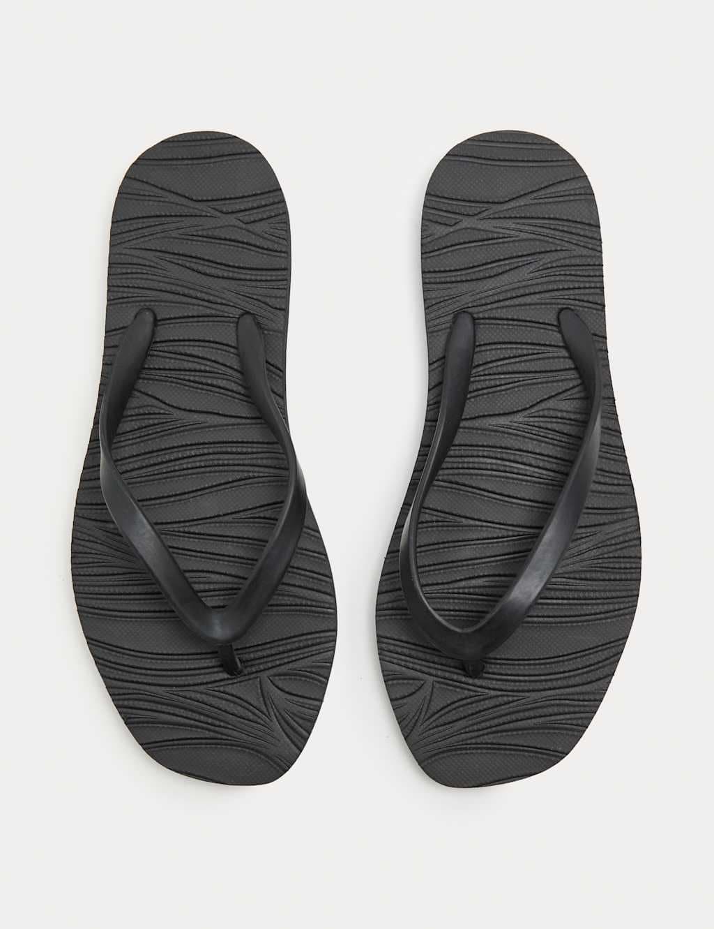 Marks & Spencer M&S Black Flat Flip Flops