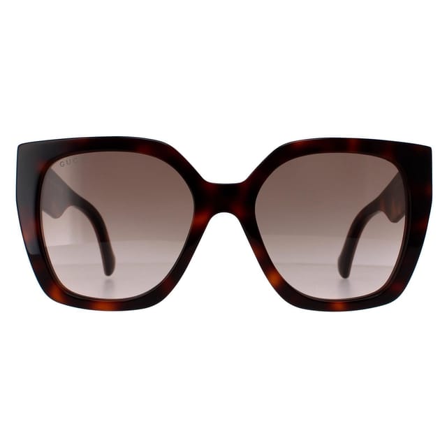 Gucci Gucci Women's Square Havana Crystal Brown Gradient GG1300S - 2