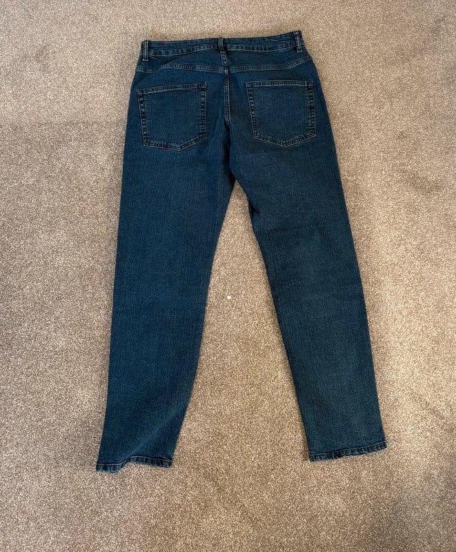 ASOS Navy Blue Tapered Fit Men's Jeans
