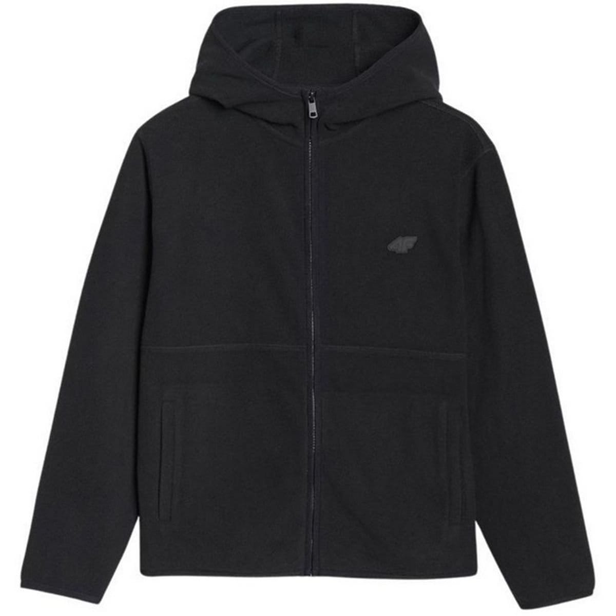 4F Women's Black Fleece Full Zip Hoodie