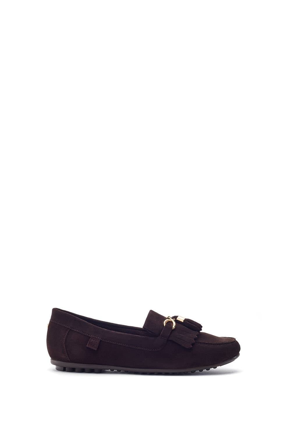 Moda in Pelle Moda In Pelle Women's 'Essana' Suede Loafers in Dark Brown