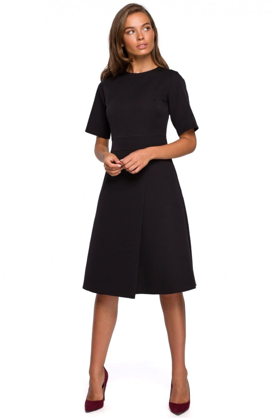 Love Lace Love Lace Women's Stylish Daydress Envelope Trapeze Hem in Black