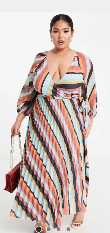 ASOS Pleated maxi dress ASOS size 22
