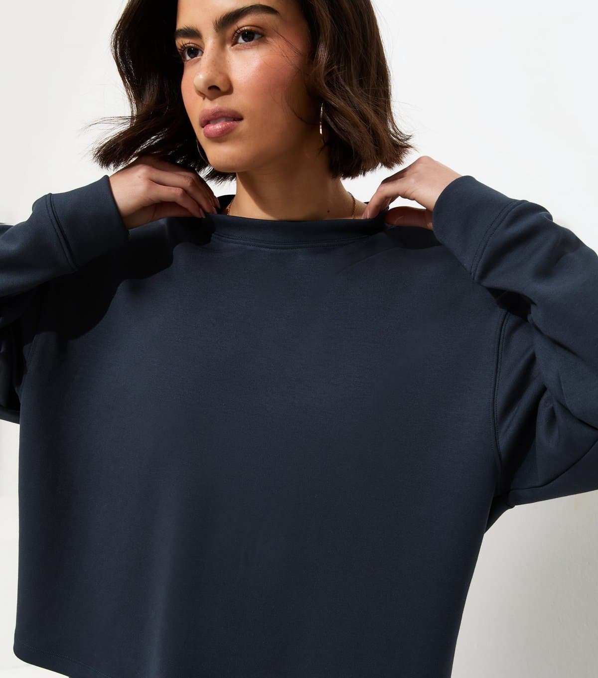 New Look Women's Premium Navy Sweatshirt New Look