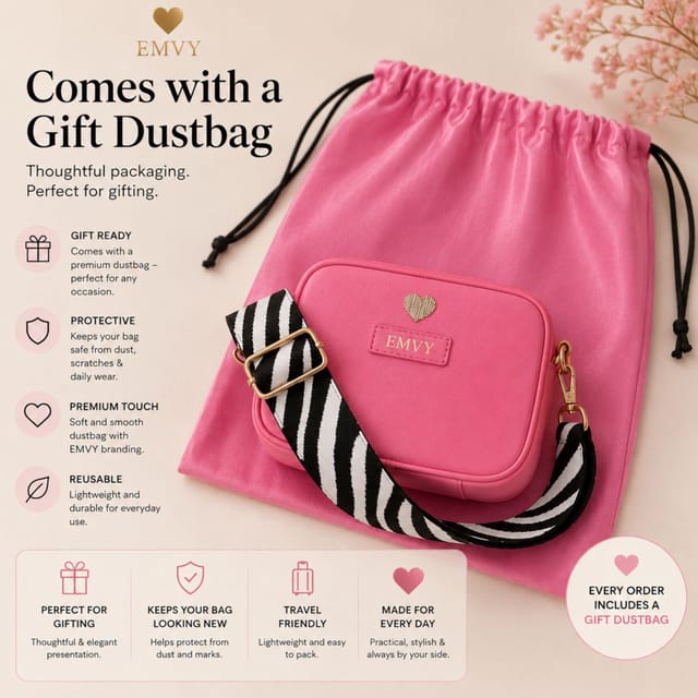 Love EMVY Love EMVY Women's Genuine Leather Mini Signature Heart Crossbody Bag With 2 Straps in Bright Pink - 2