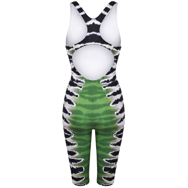 Speedo Speedo Women's Printed Multicolour Legsuit - 2