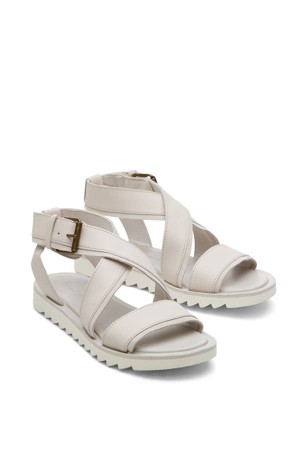 TOMS TOMS Women's Sidney Tread' Sandal Summer in White