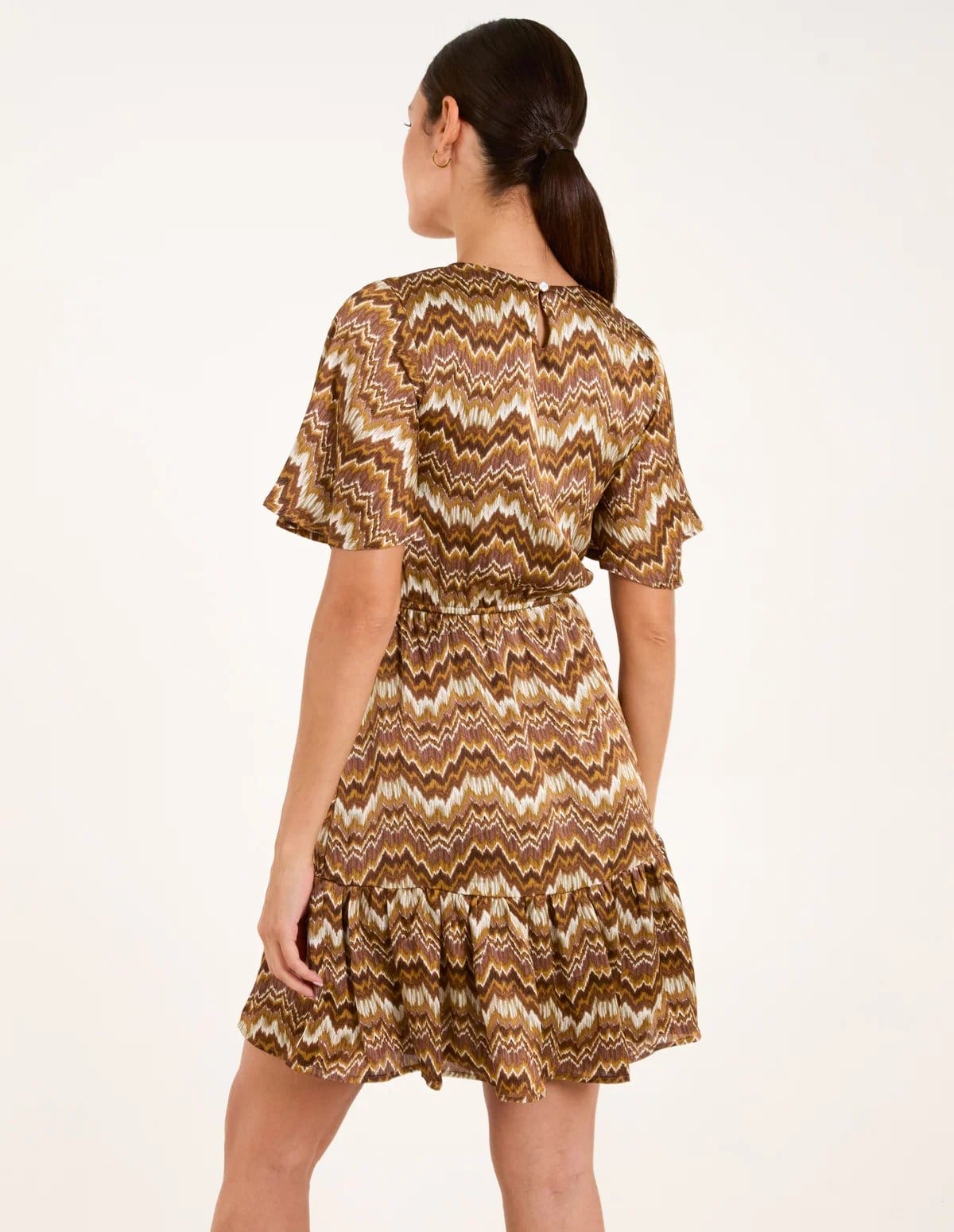 Blue Vanilla Crew Neck Mini Dress - 4