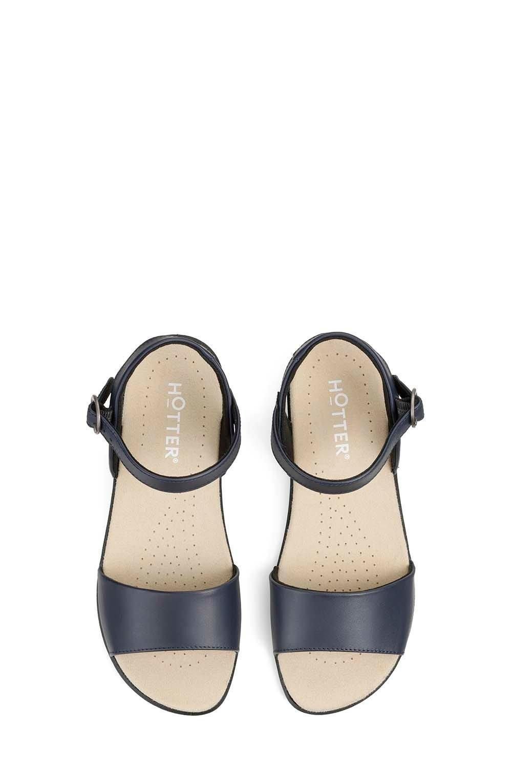 Hotter Hotter Women's Wide Fit 'Tropic' Sandals in Navy - 3