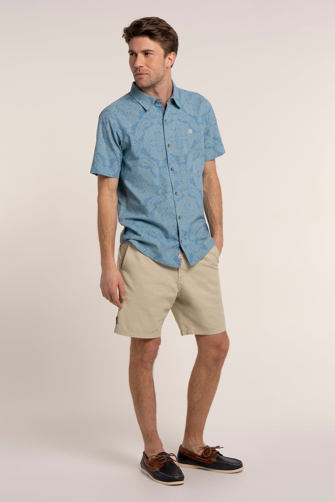 Brakeburn Brakeburn Men's NETLEY SHIRT in Blue - 4