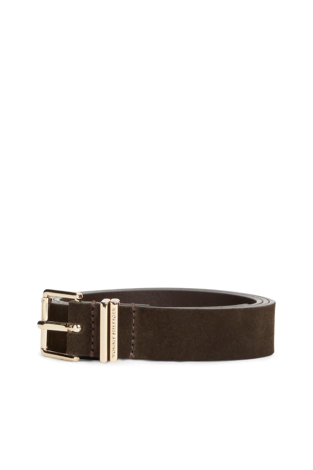 Tommy Hilfiger Tommy Hilfiger Women's Square 2.5cm Belt Charred Wood in Brown