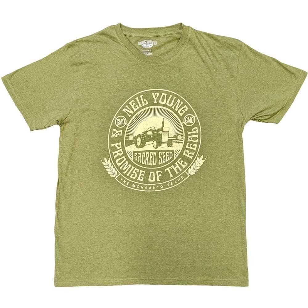 Neil Young Neil Young Men's Tractor Seal T-Shirt in Green