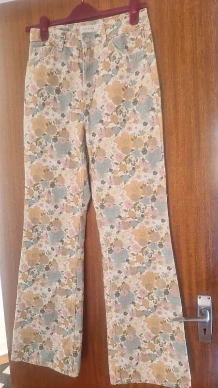 Topshop Topshop Floral Jeans